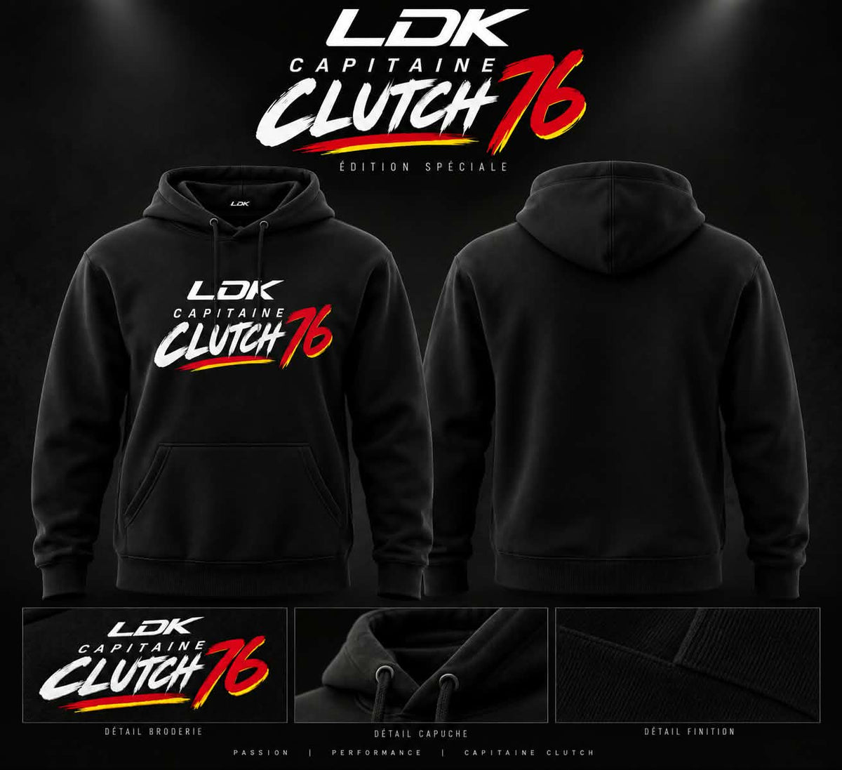 Hoodie Captaine Clutch